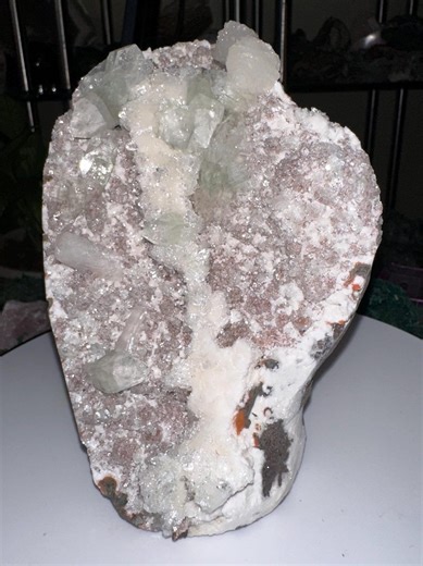 Green Apophyllite With White Stilbite and Stunning Micro Heulindite - Etsy