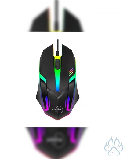 Ergonomic 2.4G Wired RGB Backlit USB Gaming Mouse Optical Sensor 3D Style Compatible Laptops Comp...