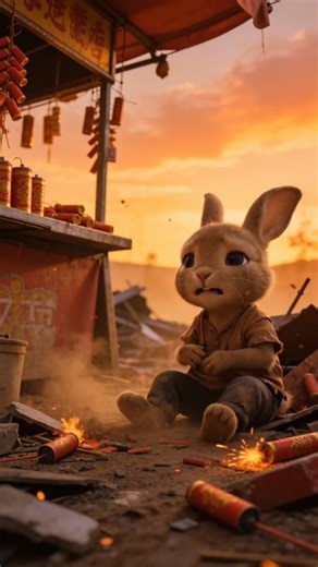 Bunny poor life #rabbitstory #emotionalvideo #cinematicstory #sadmoment #cryingscene
