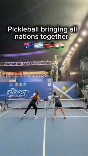 Kat | Personal Trainer & Coach Melbourne | Pro Pickleball Player on Instagram: "United on one court in India 🫶🏻 @kvpt.pb 🇦🇺 @firecracker_pickleball 🇦🇷 @brian_omwando 🇰🇪 @raaquib.merchant 🇮🇳 #mumbai #pickleballindia #pickleballfriends"