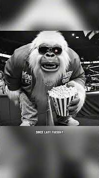 Yeti TIME TRAVELS to 1988 WCW | Old School Wrestling Chaos in Black & White