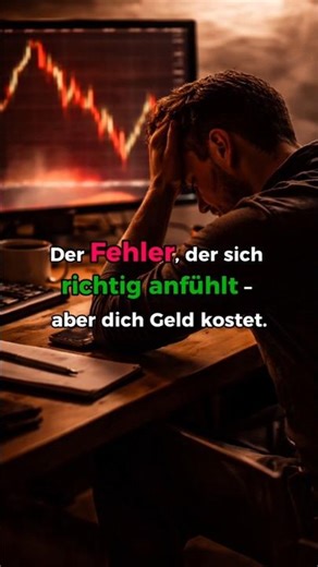 Der Fehler der sich richtig anfühlt-dich aber Geld kostet #trading