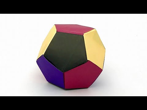 ユニット折り紙「正十二面体」／Modular Origami Dodecahedron