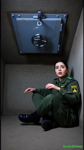 Zombie Attack in Forest… Hidden Bunker Saved Her Life 😱 #zombieattack