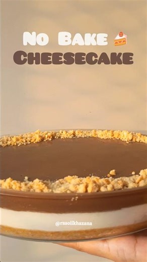 ASMR | No Bake Cheesecake Recipe 🍰| चीज़ केक | Easy Paneer Cheesecake | No Oven Dessert