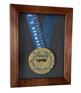 Black Walnut Medal Display Case: Acrylic Pin Holder, Wall Mountable - Etsy