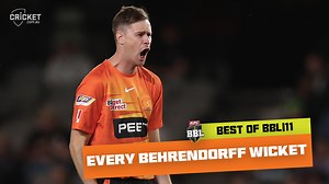 Every wicket: Behrendorff enjoys another excellent BBL