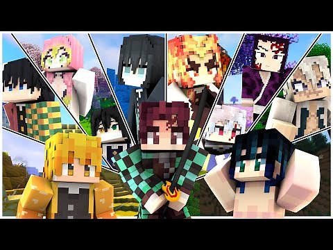Minecraft Demon Slayer Battle Royale! | Kimetsu no Yaiba Mod