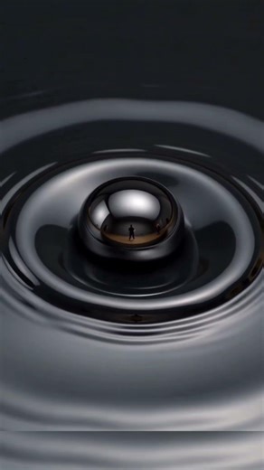 Liquid Metal Splash#shorts #satisfying #metal #loop #3D