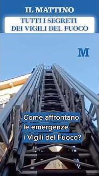 I segreti della sala operativa dei vigili del fuoco di Napoli #vigilidelfuoco #napoli