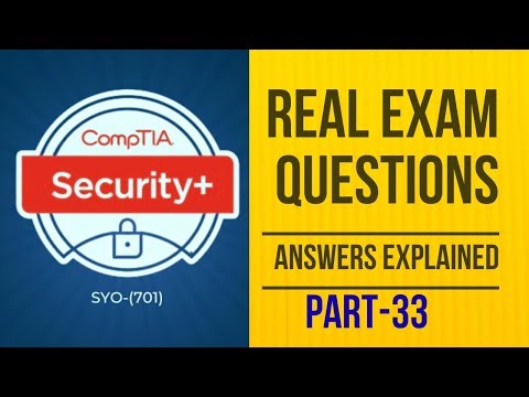 CompTIA Security+ SY0-701 Real Exam Questions-Part 33