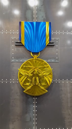 The Aerial Achievement Medal, a decoration established by the Secretary of the Air Force on Feb. 3 1988, is awarded by the Department of the Air Force to U.S. military and civilian personnel. It is awarded for sustained meritorious achievement while participating in aerial flight. The achievements must be accomplished with distinction above and beyond that normally expected of professional airmen. | Military Metal Art