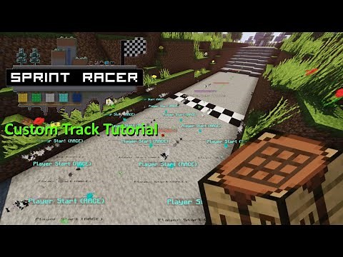 Minecraft: Sprint Racer Custom Track Tutorial (v1.4)