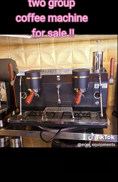 get two group coffee machine from Ecm equipment.!