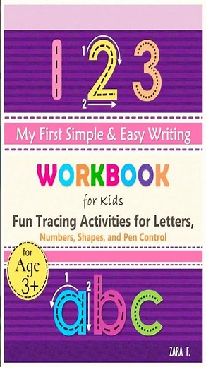 ABC & 123 Tracing Workbook | Fun Writing Practice for Kids