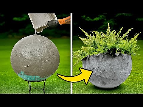 Cement Crafts That Will AMAZINGLY Decorate Your Home and Garden
