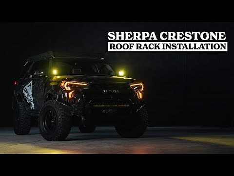 Installing a Sherpa Crestone roof rack on our 5th generation Toyota 4Runner!