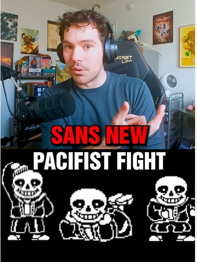 Sans' Unique Pacifist Battle in Undertale Gameplay