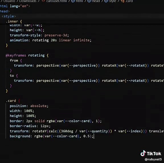 Carrossel Interativo em HTML e CSS para Designers