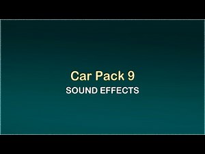 Car Pack 9 (12 Sounds) - Urban Sound Effects