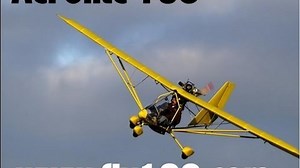 Aerolite 103, part 103 legal single place ultralight aircraft video.
