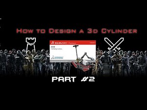 How to design a Cylinder in Solidworks || SOLIDWORKS 2020 TUTORIAL || Flame Labib11