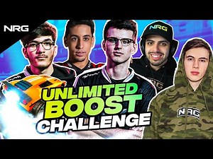 NRG Rocket League Pros Play with Unlimited Boost (Challenge) | musty, jstn, GarrettG, Squishy, Sizz