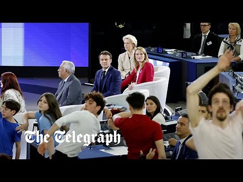Interpretive dance performed at European Parliament