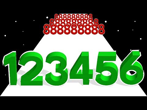 NUMBER STACK 3D: Level Up Numbers, Math Games Part 3 MAX LEVEL!