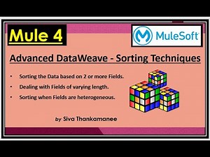 MuleSoft || DataWeave - Advanced Sorting Techniques in Mule-4 !!