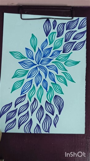 multi colour pattern design #art #artandcraft