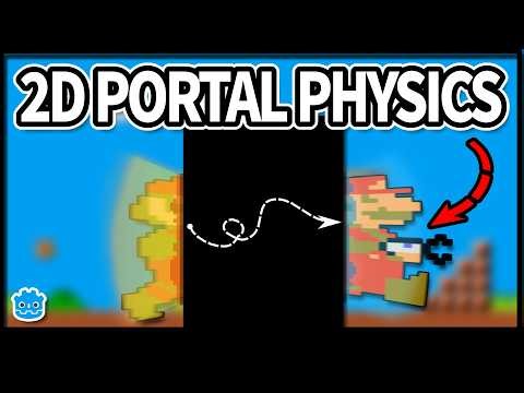 How to Make Seamless 2D Portals in Godot 4 (Preserving Momentum)