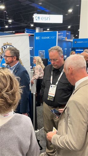 Busy morning on the first day of IACP! 💙Come by and see our National Office Team and Board at the FBINAA Booth #1328! #IACP #FBINAA | FBI National Academy Associates, Inc.