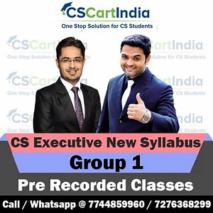 CS Executive New Syllabus Group 1 Video Lectures Combo