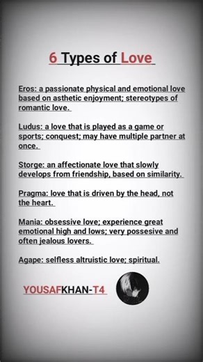 6 Types of love