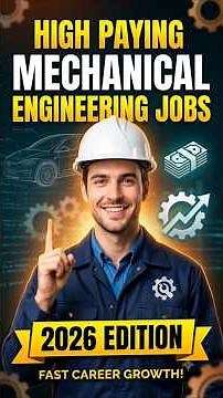Mechanical Engineering Jobs in 2026 | Production, QC, Design, Maintenance, AI Machine Learning #job