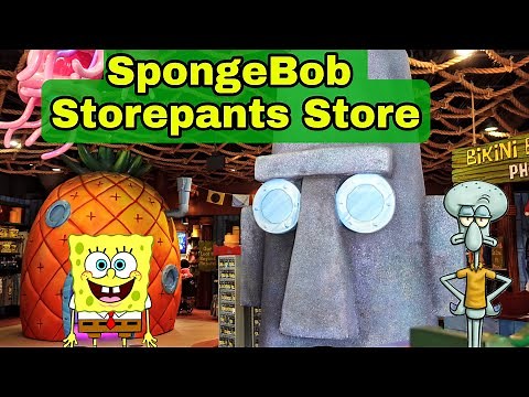 Spongebob Storepants Store Tour at Universal Studios Orlando | Spongebob Merchandise at Universal