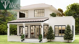 Magnificent Spanish Mediterranean House 3-Bedroom 9x11 meters | Modern Balai