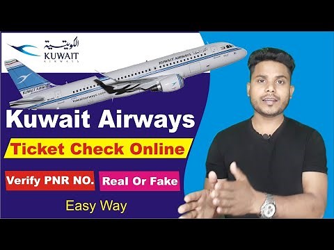 Kuwait Airways Flight & PNR Status check status || kuwait airways online check-in mobile