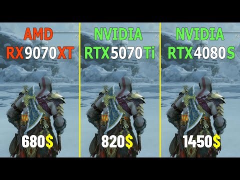 Test RX 9070 XT vs RTX 5070 Ti vs RTX 4080 SUPER Test in 10 GAMES Native - RT - DLSS/FSR