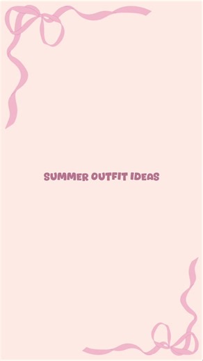 SUMMER OUTFIT IDEAS!! 🩷 (part 1) #shorts #aesthetic #outfit #ootd