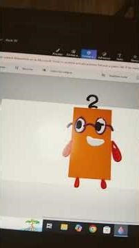 numberblocks in paint 3D
