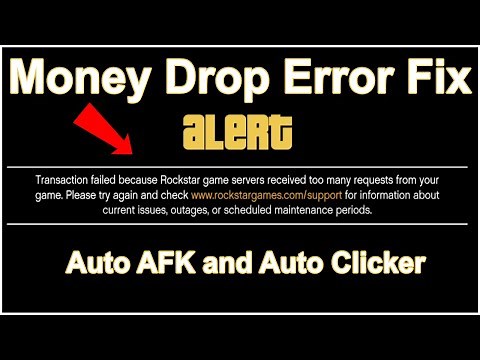 How to get a GTA 5 Auto Clicker for AFKING + Fix Money Drop Error Screens!