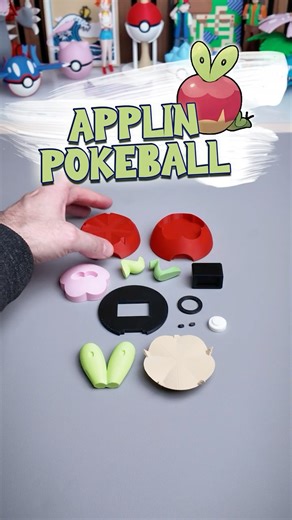 126/365 The Applin of my Eye! | Applin Pokeball Build 🍎