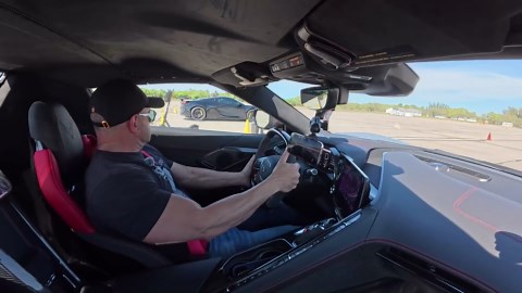 Chevrolet Corvette E-Ray vs Corvette Z06 Quarter Mile Drag Race