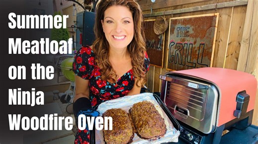Ninja Woodfire Recipe: Summer Meatloaf with Fresh Zucchini