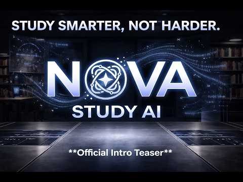 Nova Study AI: The End of Textbook Grinding