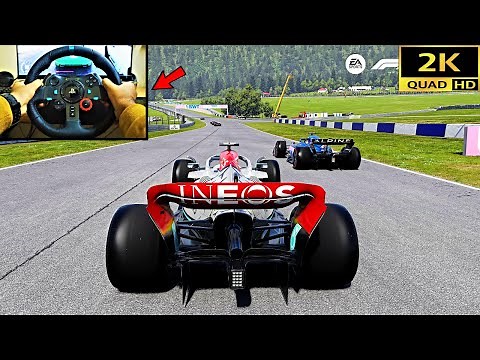 F1 22 Miami Race | PS5 Logitech G29 Steering Wheel Gameplay #ps5 #60fps