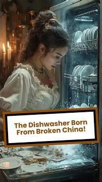 The Dishwasher Born From Broken China! #Inventions #History #Innovation
