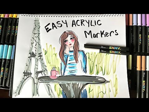 What are Acrylic Markers & How to Use Them!